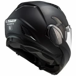 Alternative view of LS2 Valiant II Blackout Modular Helmet