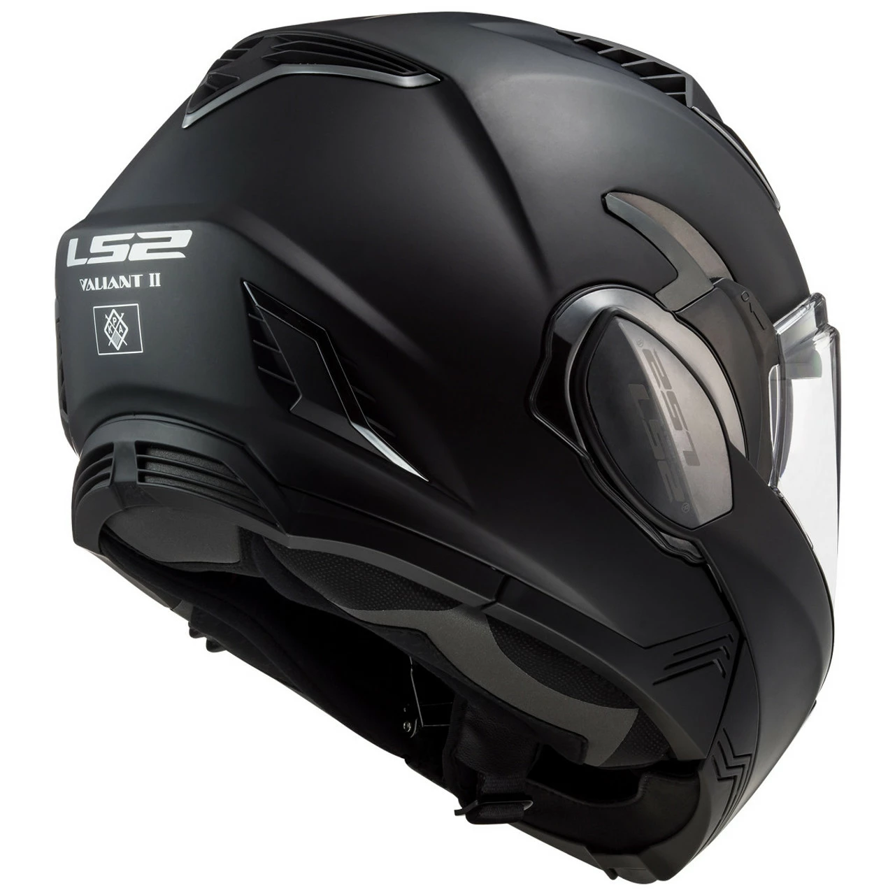 LS2 Valiant II Blackout Modular Helmet 4 LS2 Valiant II Blackout Modular Helmet - Image 2