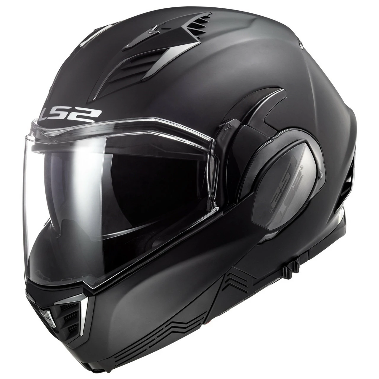 LS2 Valiant II Blackout Modular Helmet 3 LS2 Valiant II Blackout Modular Helmet