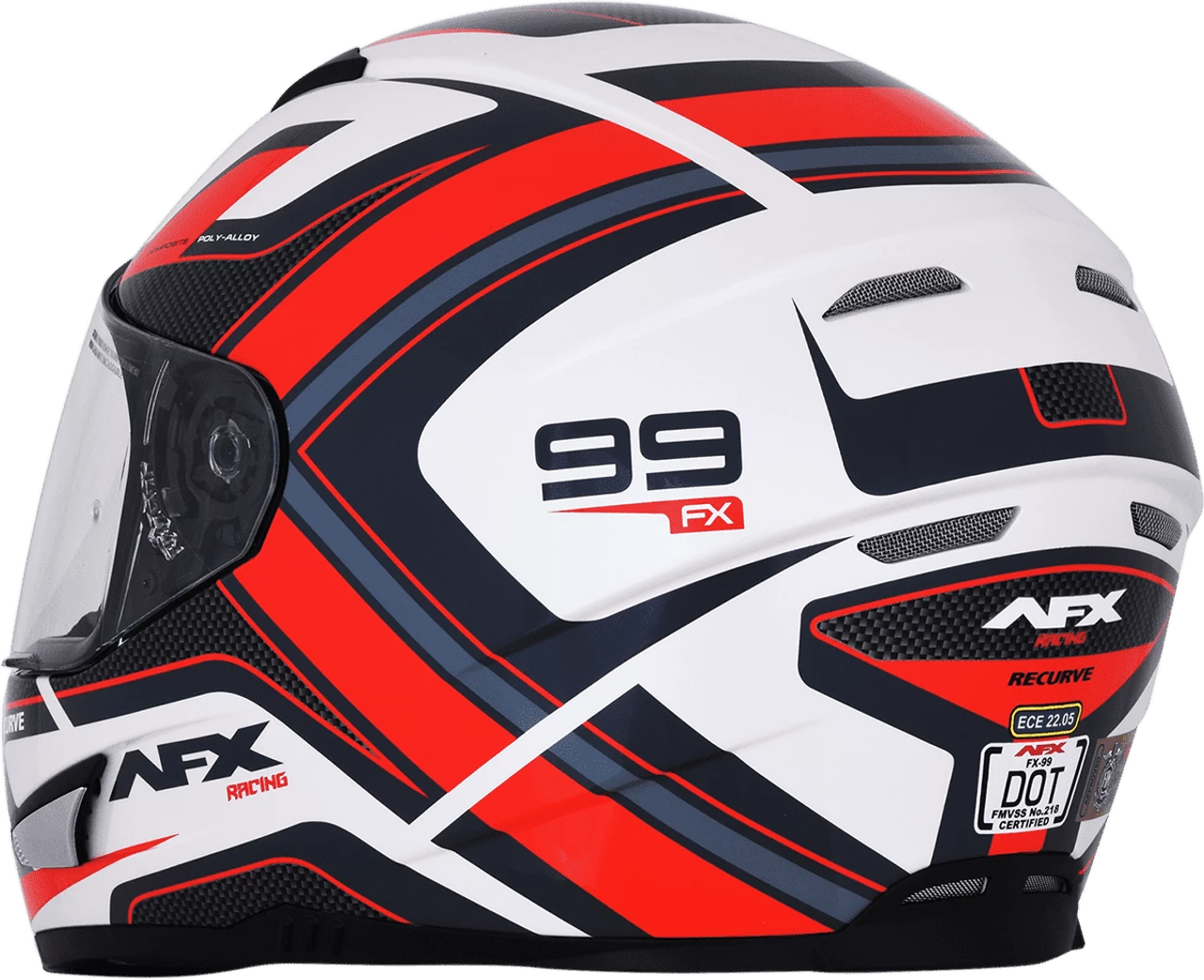 AFX FX-99 Recurve Motorcycle Helmet 13 AFX FX-99 Recurve Motorcycle Helmet - Image 11