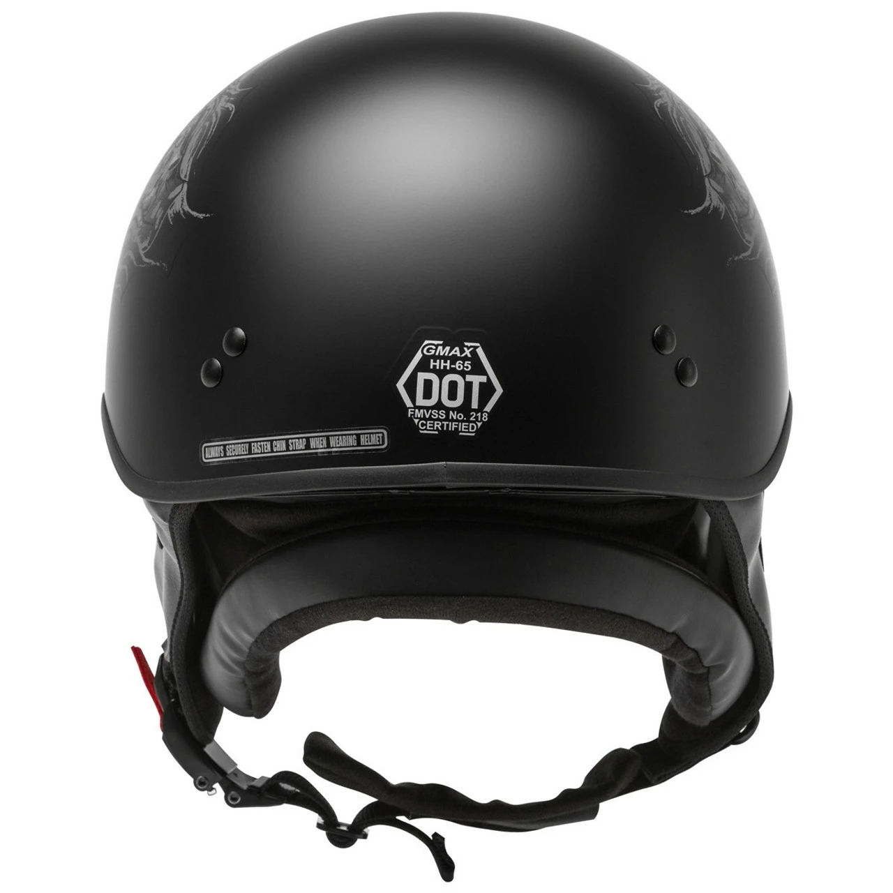GMax HH 65 Ghost/RIP Half Helmet - Image 4