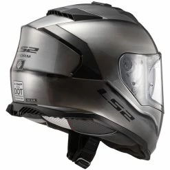 LS2 Assault Brushed Alloy Helmet