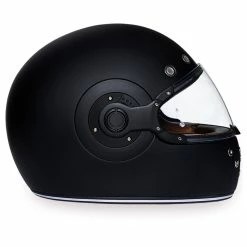 Daytona Retro Dull Black Helmet