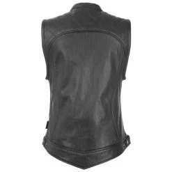 Alternative view of Highway 21 Women's Ava Leather Motorcycle Vest