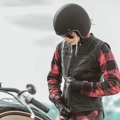 Highway 21 Women's Ava Leather Motorcycle Vest -100 Percent Shop 48375 11183.1661286173