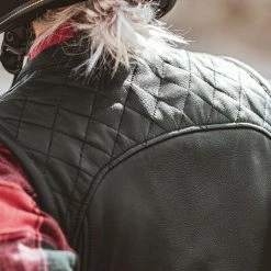 Highway 21 Women's Ava Leather Motorcycle Vest -100 Percent Shop 48378 66568.1661286176