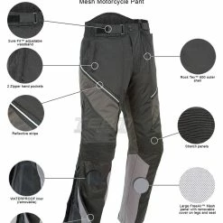 Joe Rocket Alter Ego 2.0 Waterproof Mens Mesh Motorcycle Pant