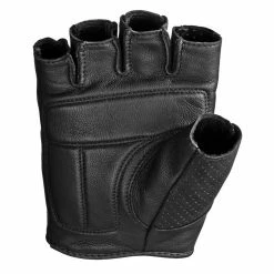 Highway 21 Half Jab Perforated Leather Motorcycle Gloves
