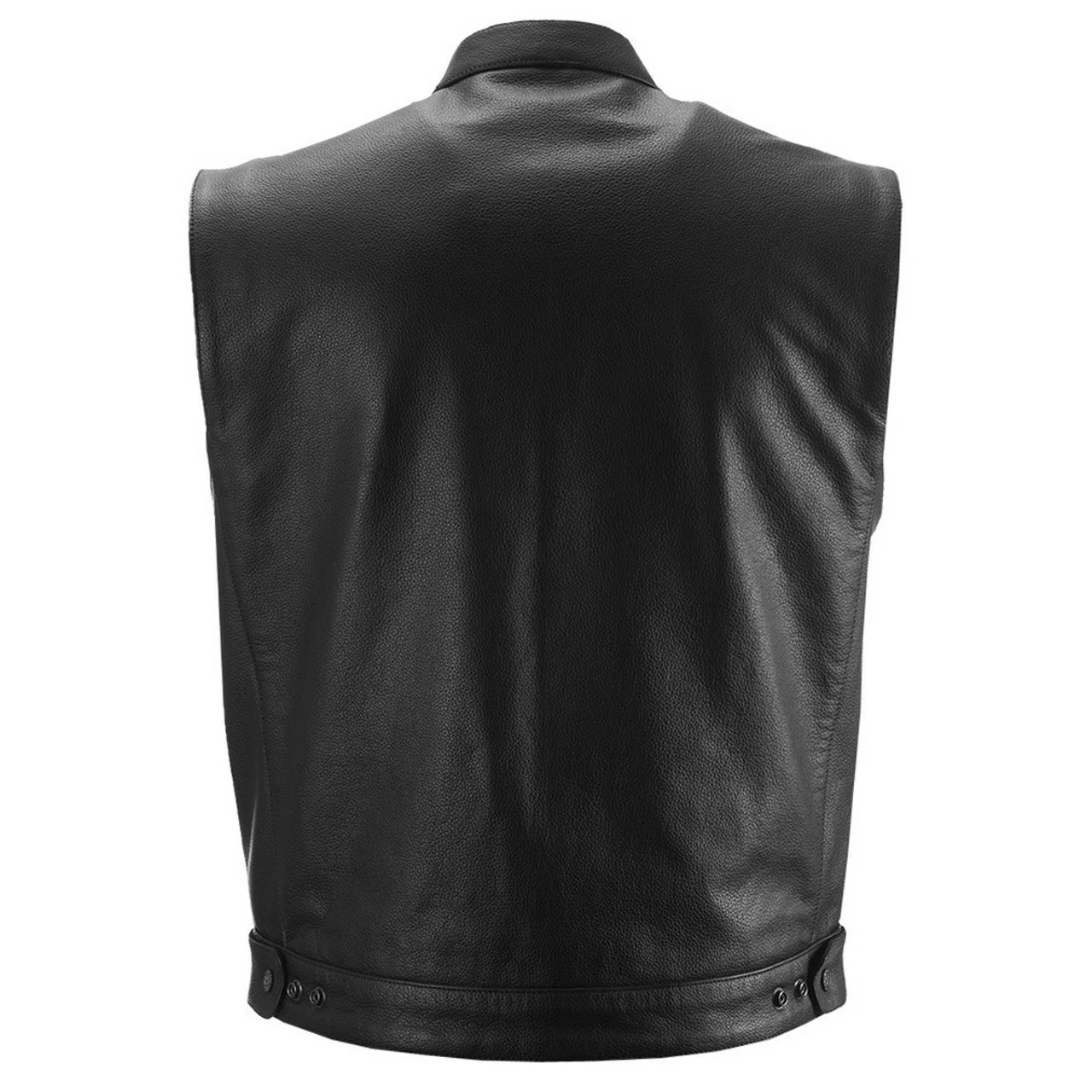 Highway 21 Magnum Leather Motorcycle Vest - Image 2