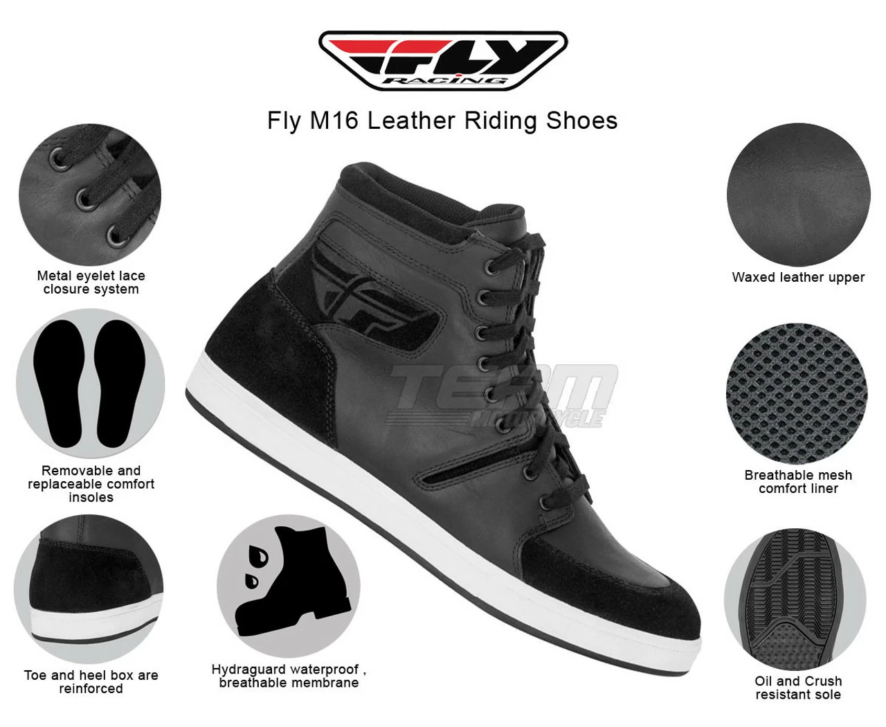 Fly M16 Leather Riding Shoes