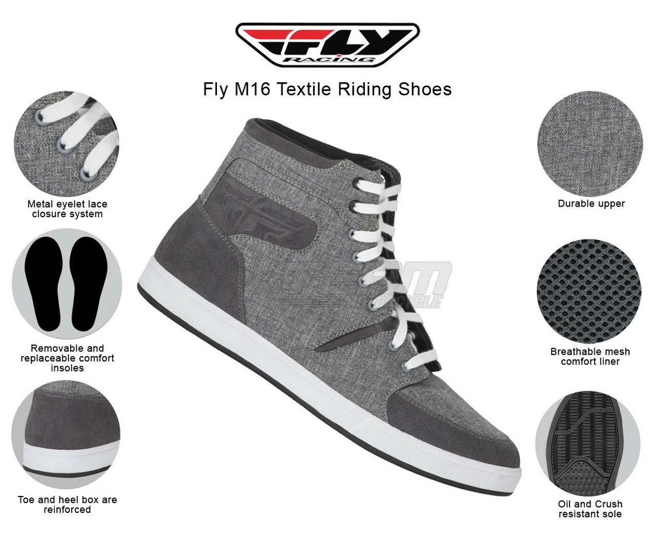 Fly M16 Textile Riding Shoes