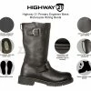 Highway 21 Primary Engineer Mens Motorcycle Riding Boots