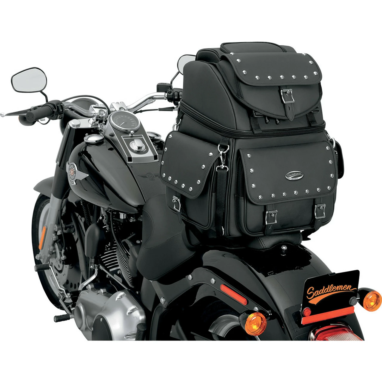 Saddlemen BR3400 EX Studs Sissy Bar Bag 5 Saddlemen BR3400 EX Studs Sissy Bar Bag - Image 3