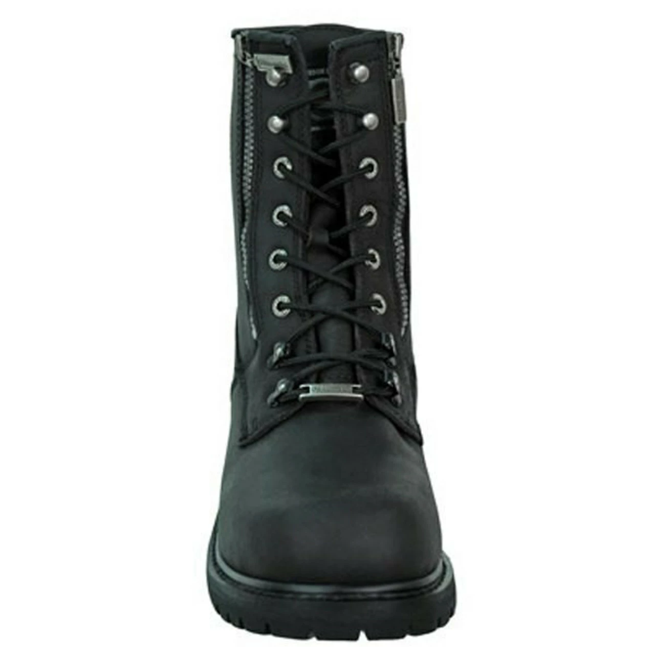 Mens Milwaukee Motorcycle Clothing Company MMCC Trooper Motorbike Biker Riding Black Leather Boots - Image 5