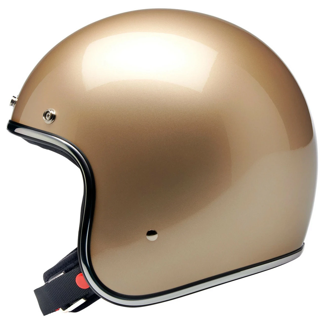 Biltwell Bonanza Metallic Champagne Helmet 7 Biltwell Bonanza Metallic Champagne Helmet - Image 5