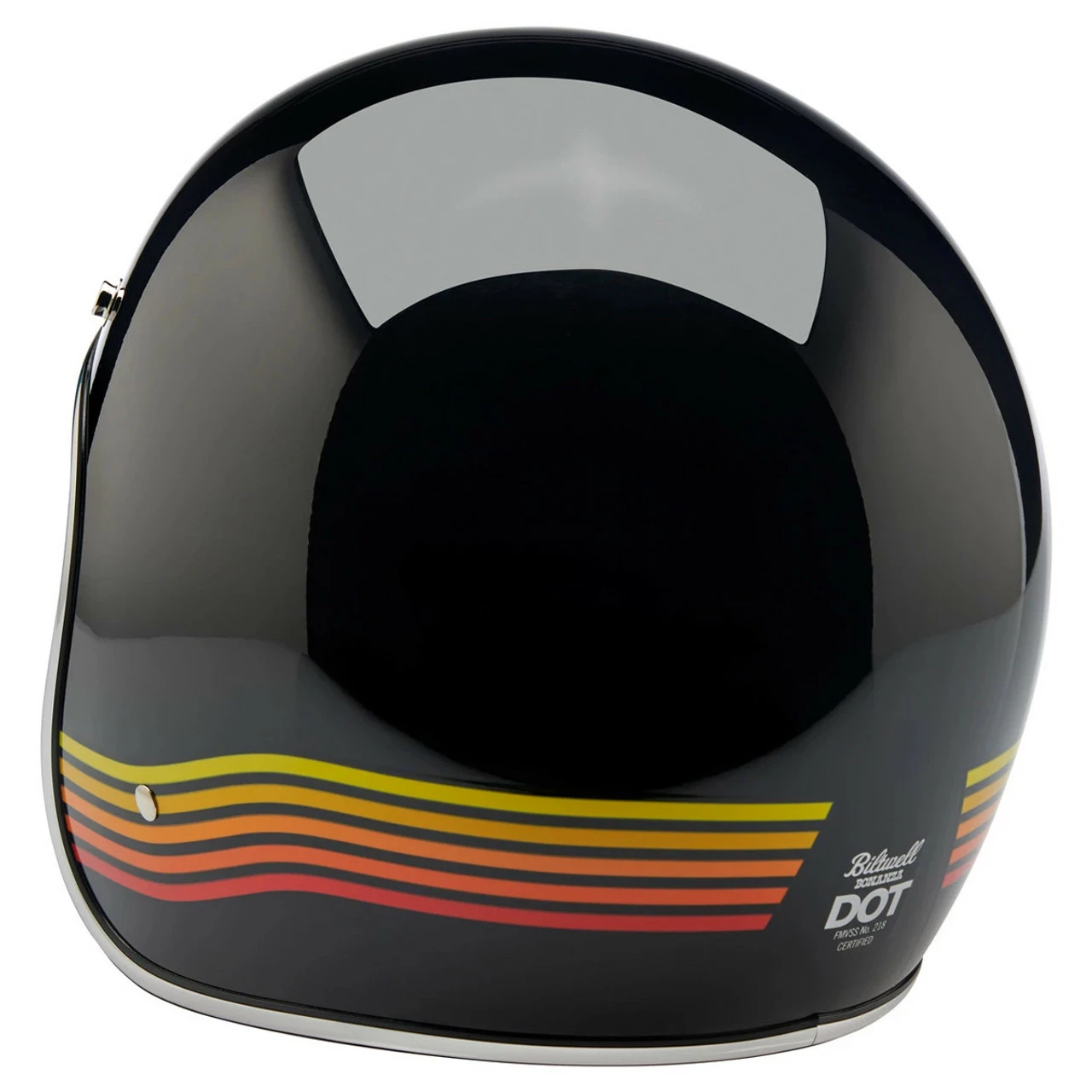 Biltwell Bonanza Gloss Black Spectrum Helmet 6 Biltwell Bonanza Gloss Black Spectrum Helmet - Image 4