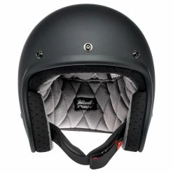 Biltwell Bonanza Flat Black Helmet 11 Biltwell Bonanza Flat Black Helmet -100 Percent Shop 58793 02136.1661286334