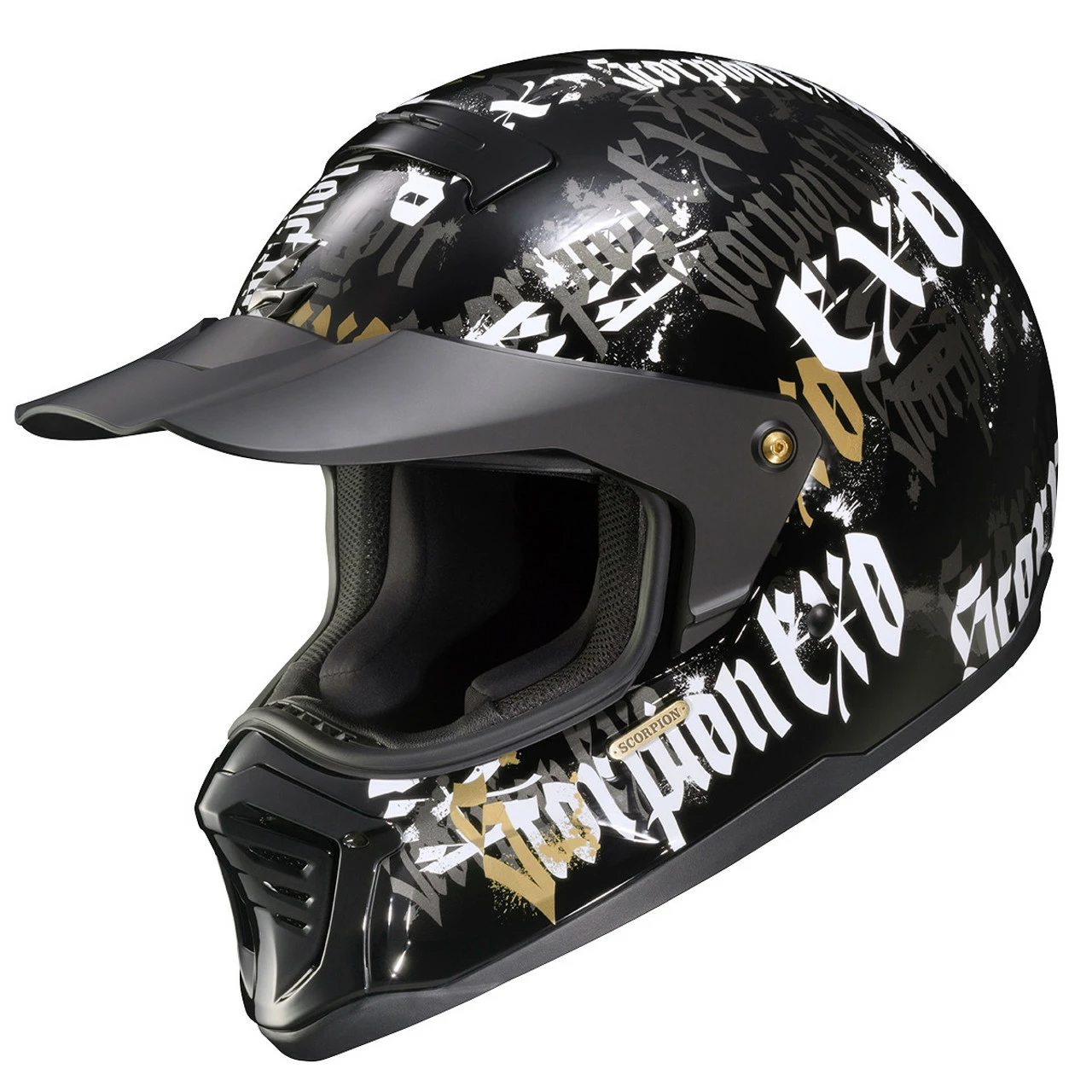 Scorpion EXO-HX1 Blackletter Helmet 4 Scorpion EXO-HX1 Blackletter Helmet - Image 2