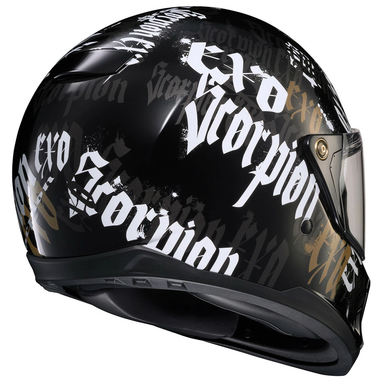 Scorpion EXO-HX1 Blackletter Helmet 5 Scorpion EXO-HX1 Blackletter Helmet - Image 3