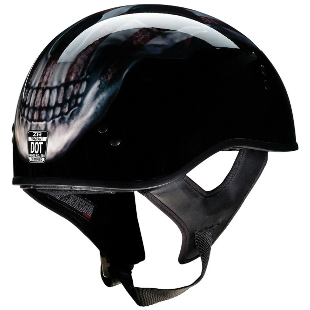 Z1R Vagrant USA Skull Helmet - Image 2
