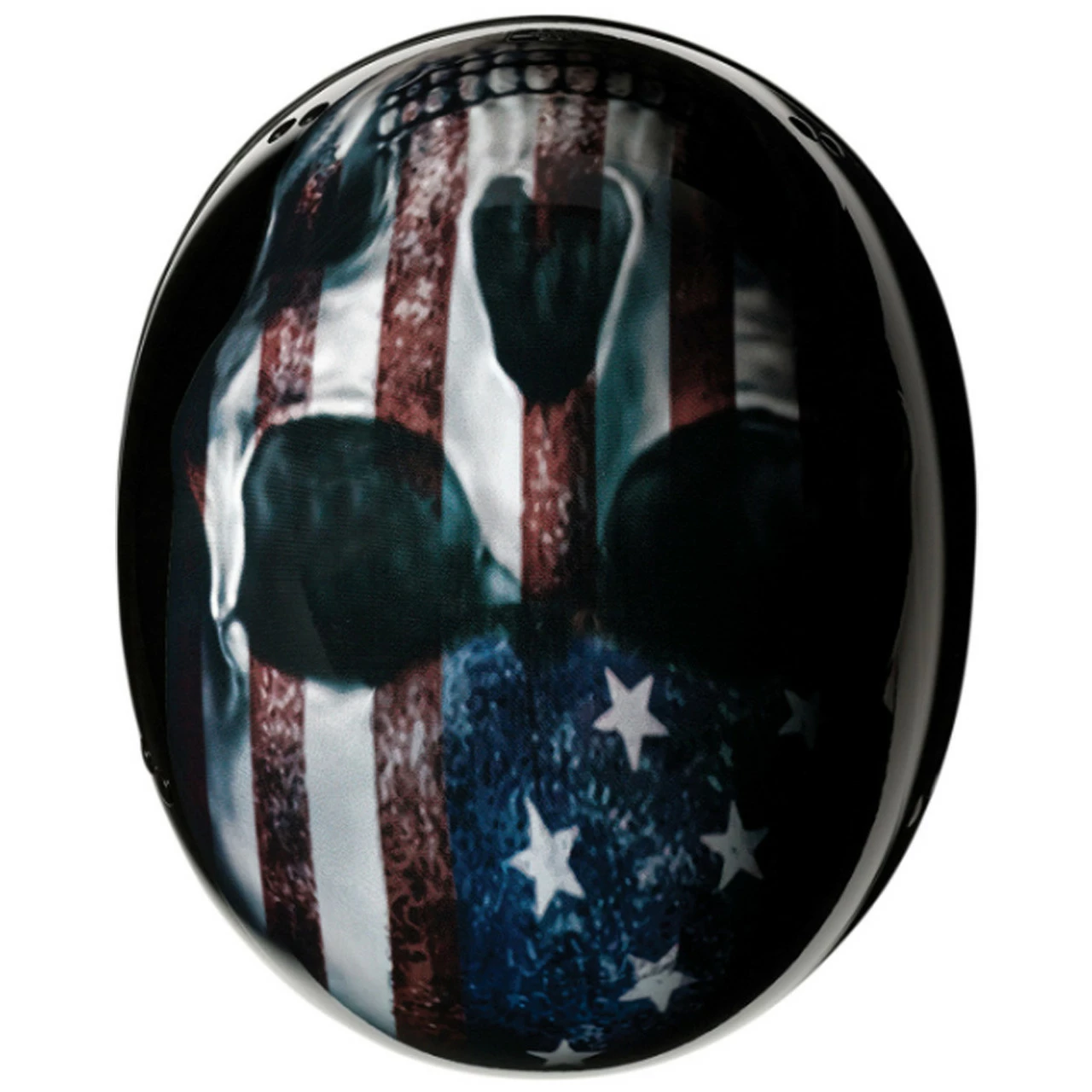 Z1R Vagrant USA Skull Helmet - Image 3