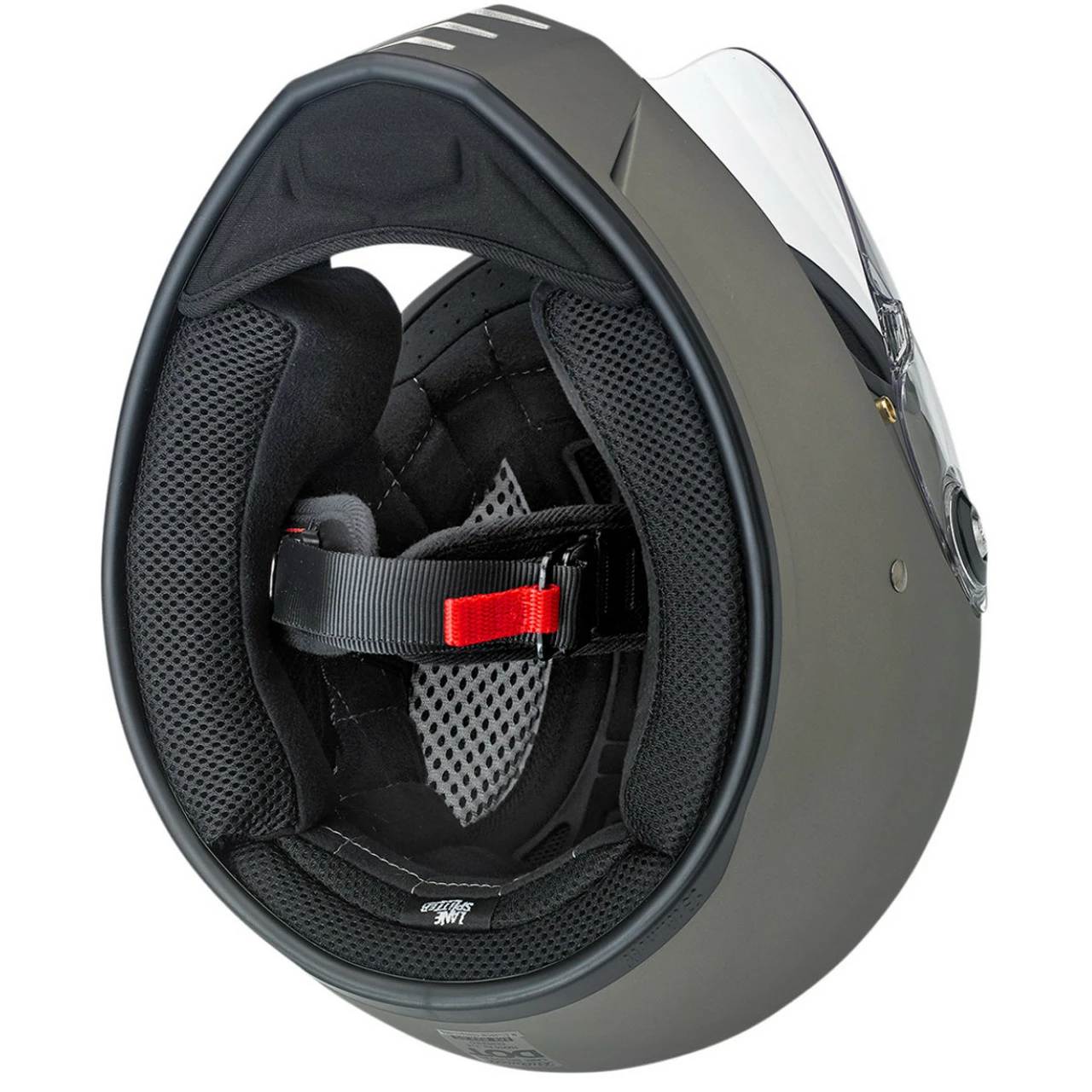 Biltwell Lane Splitter Flat Titanium Helmet - Image 5