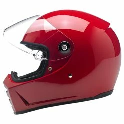 Biltwell Lane Splitter Gloss Blood Red Helmet -100 Percent Shop 61765 45015.1661286459