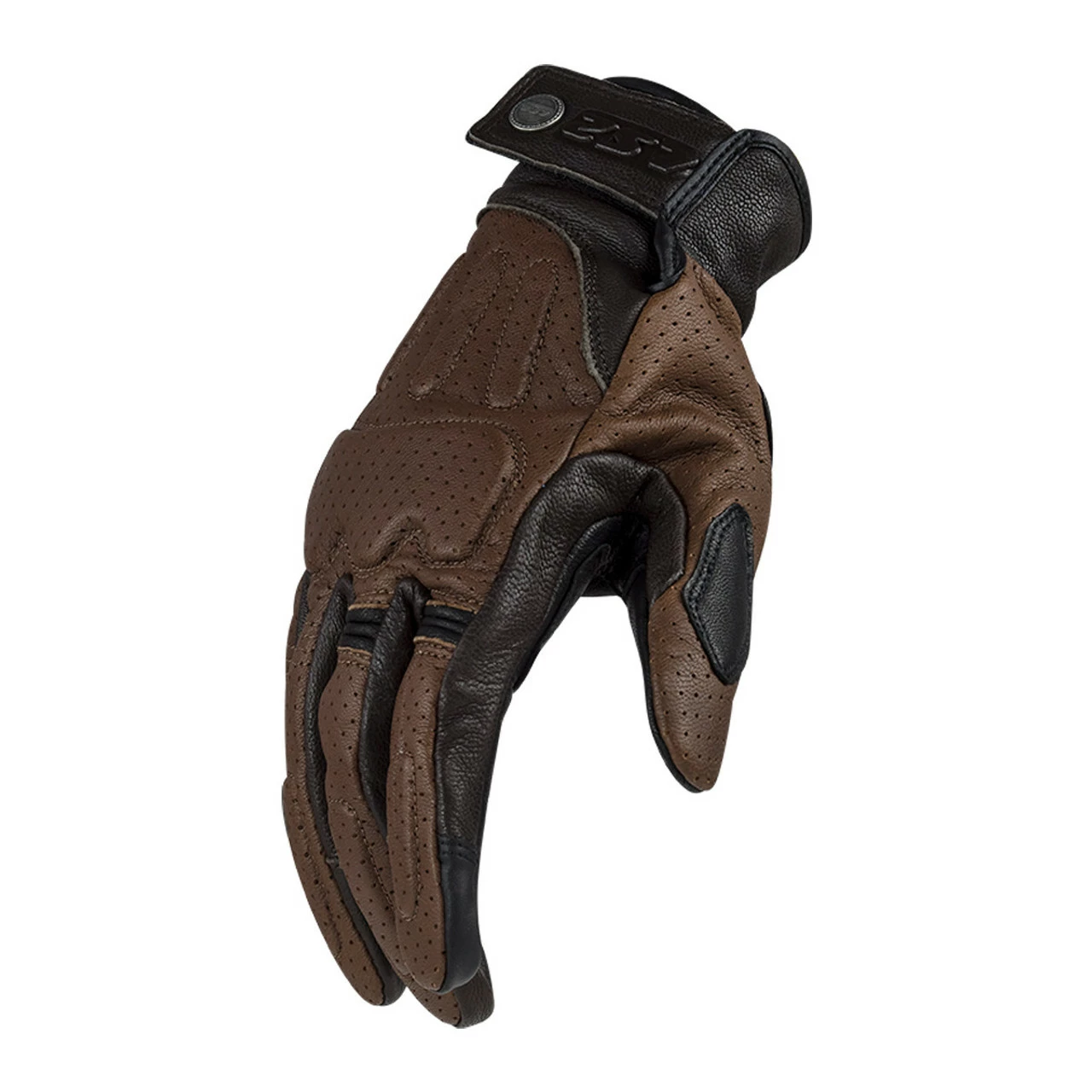 LS2 Rust Motorcycle Gloves - Image 2