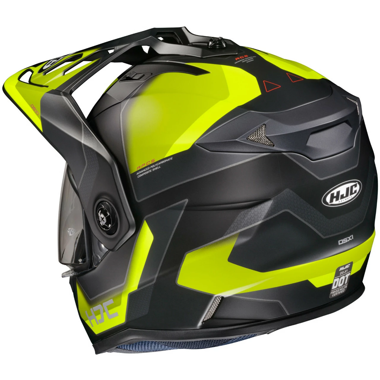 HJC DS-X1 Synergy Dual Sport Helmet 6 HJC DS-X1 Synergy Dual Sport Helmet - Image 4