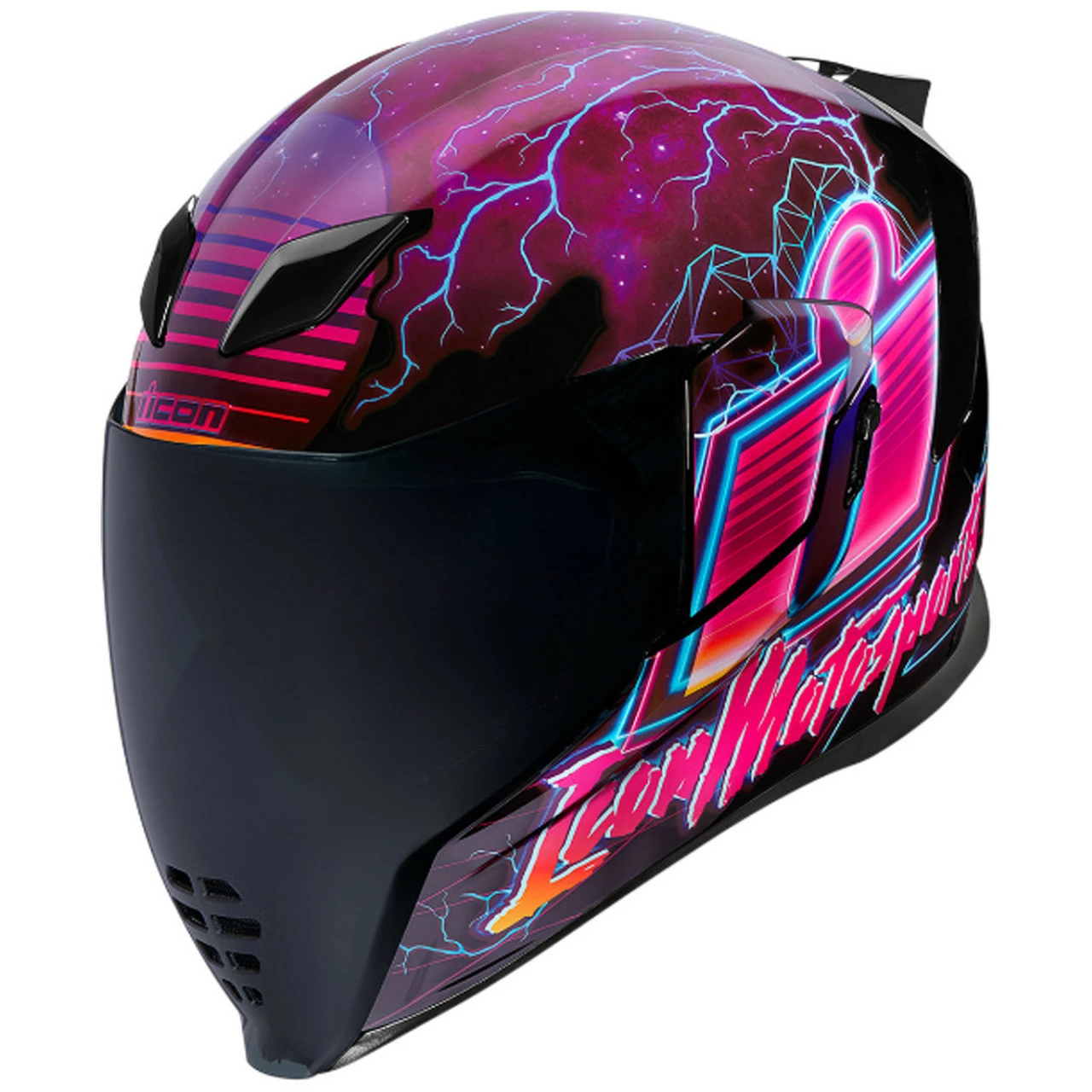 Icon Airflite Synthwave Helmet 3 Icon Airflite Synthwave Helmet