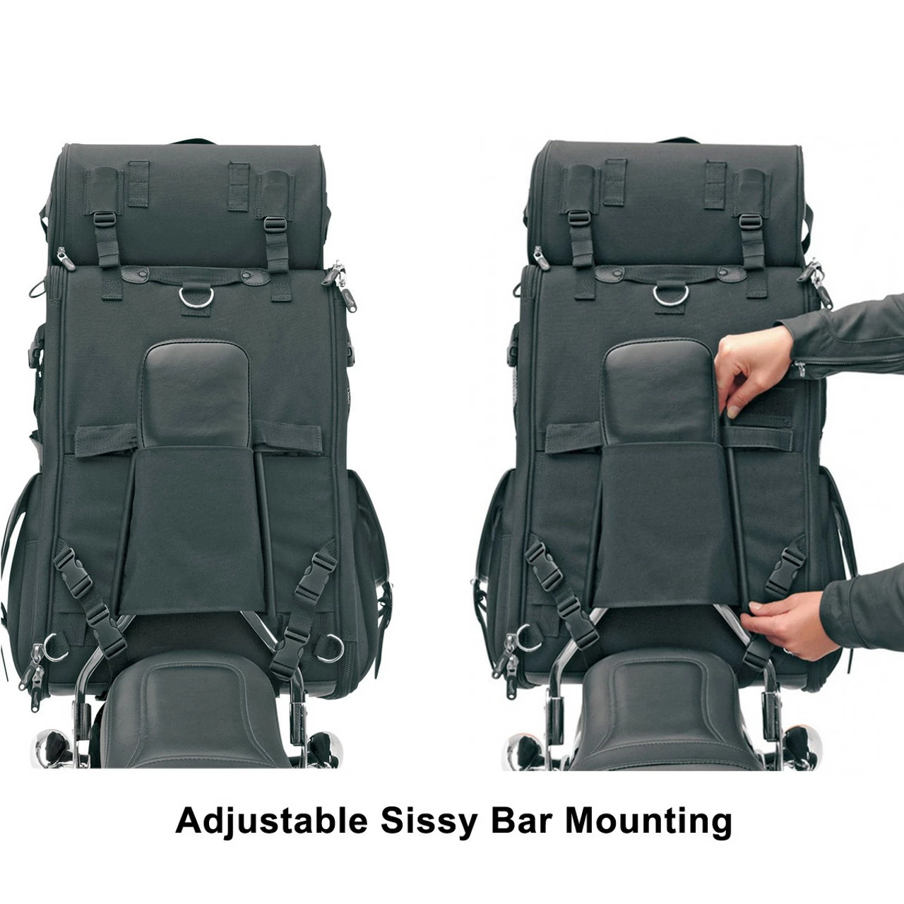 Saddlemen S2600 Deluxe Sissy Bar Bag 3 Saddlemen S2600 Deluxe Sissy Bar Bag