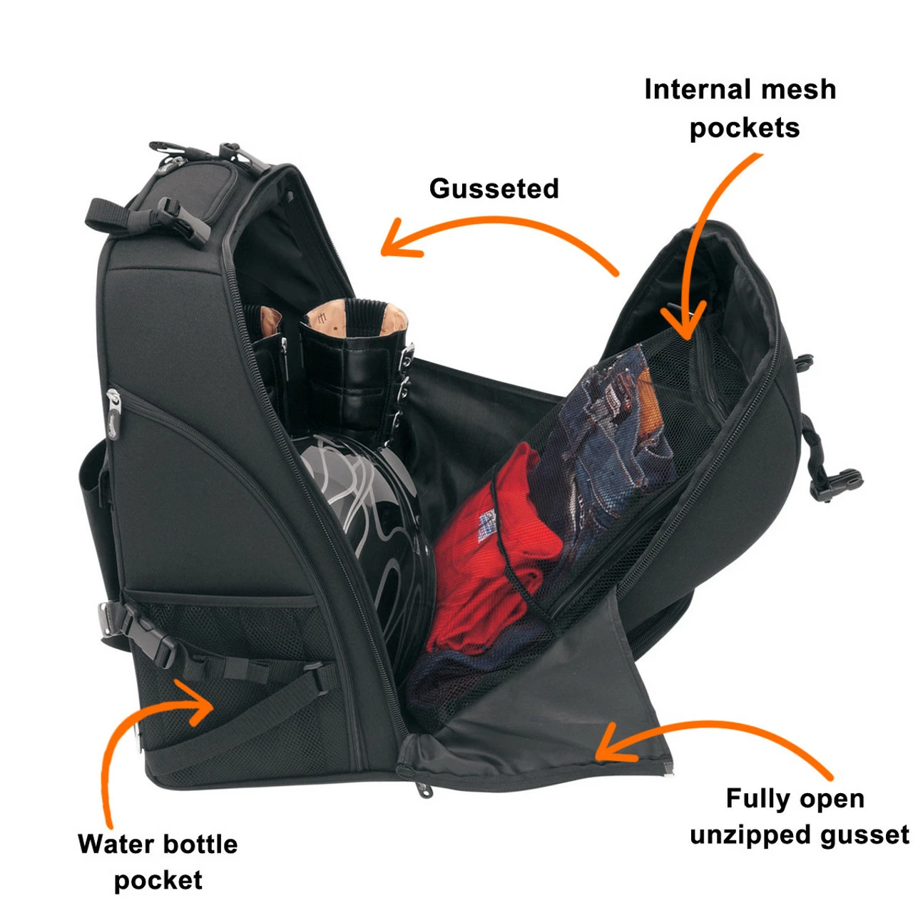 Saddlemen S2600 Deluxe Sissy Bar Bag 6 Saddlemen S2600 Deluxe Sissy Bar Bag - Image 4