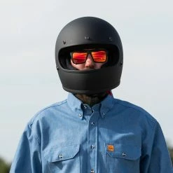 Biltwell Gringo ECE Flat Black Helmet -100 Percent Shop 67400 40433.1661286380