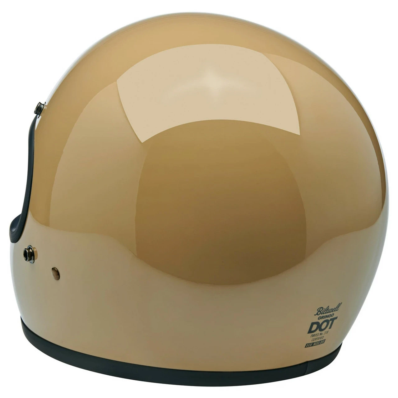 Biltwell Gringo ECE Gloss Coyote Tan Helmet 8 Biltwell Gringo ECE Gloss Coyote Tan Helmet - Image 6
