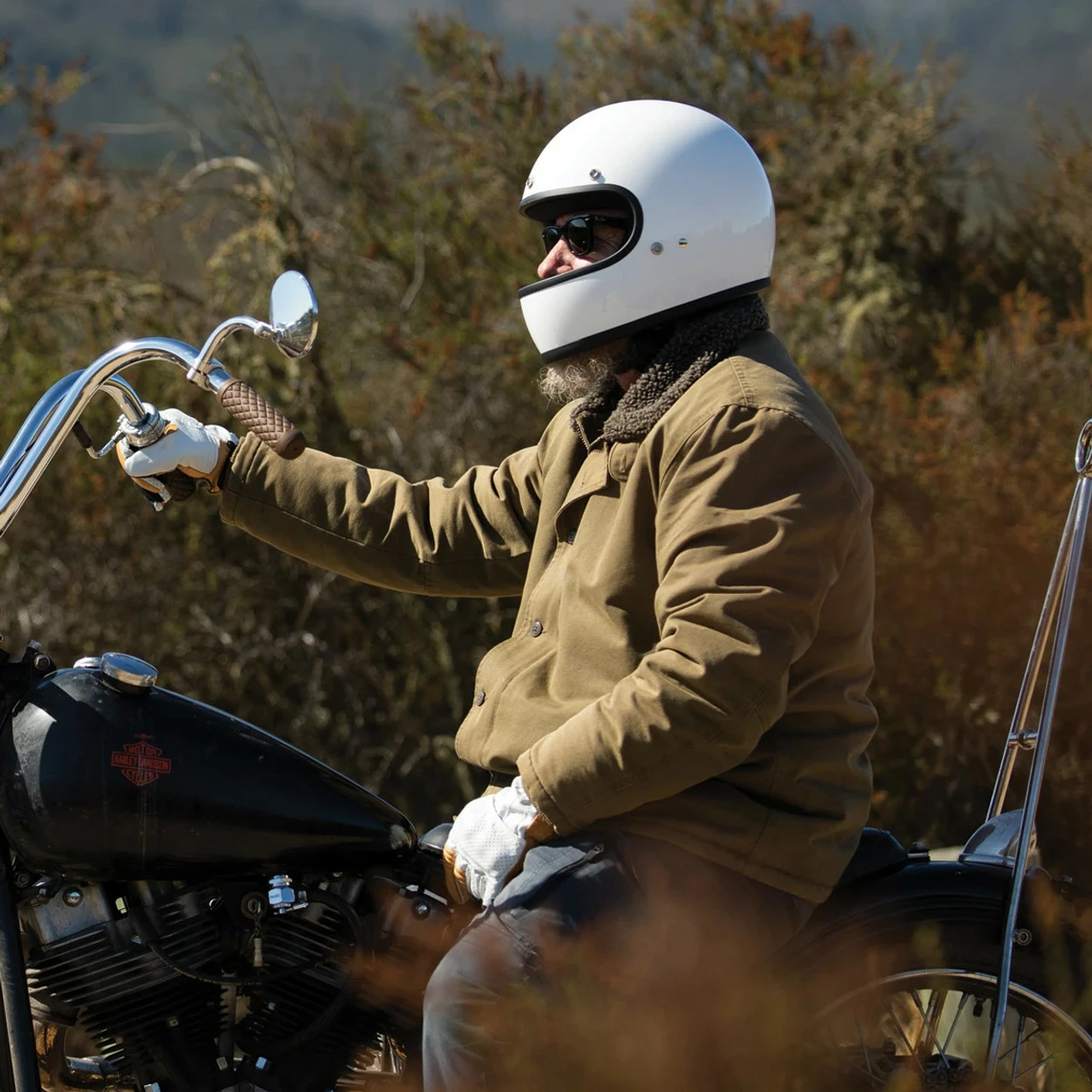 Biltwell Gringo ECE Gloss White Helmet 10 Biltwell Gringo ECE Gloss White Helmet - Image 8