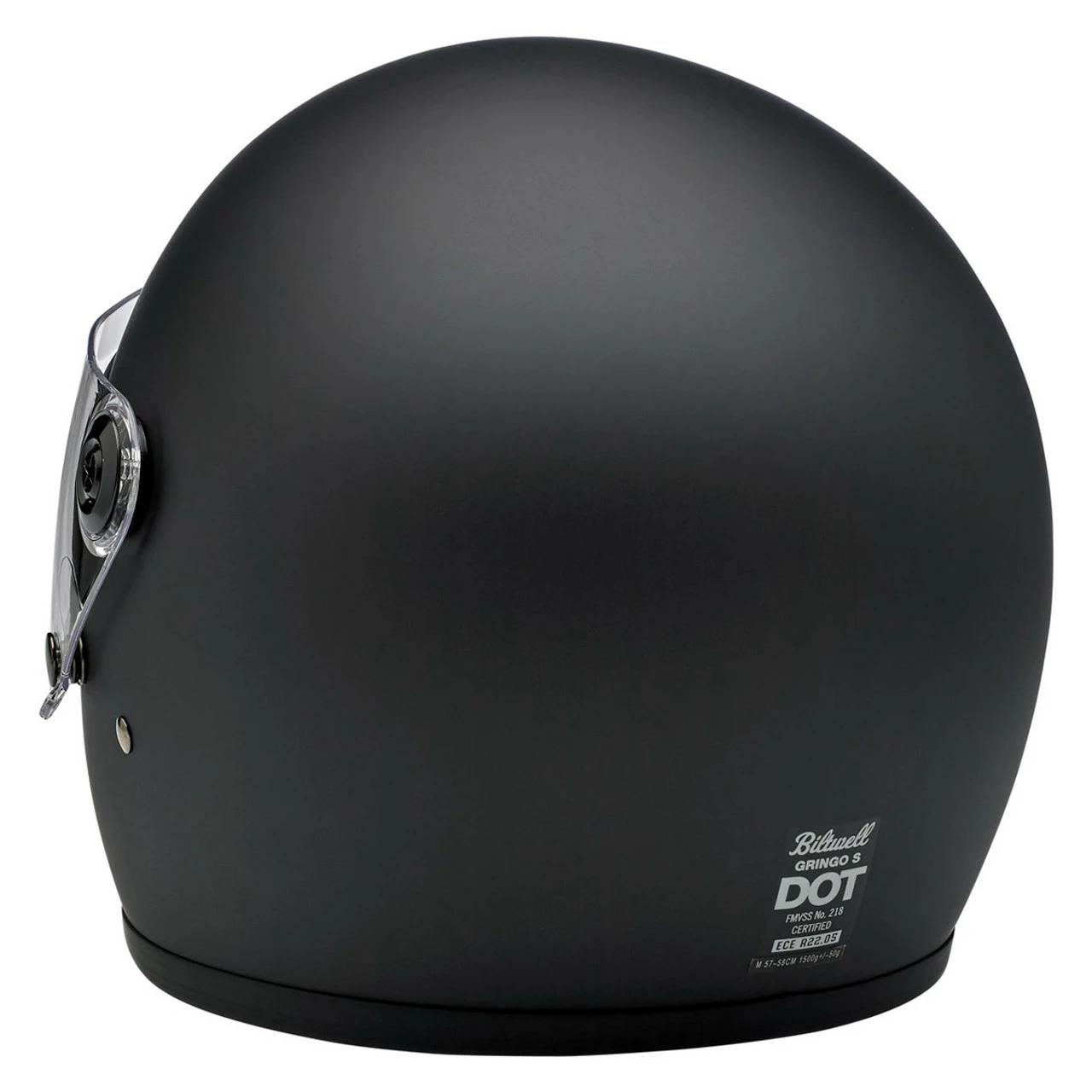 Biltwell Gringo S ECE Flat Black Helmet 7 Biltwell Gringo S ECE Flat Black Helmet - Image 5