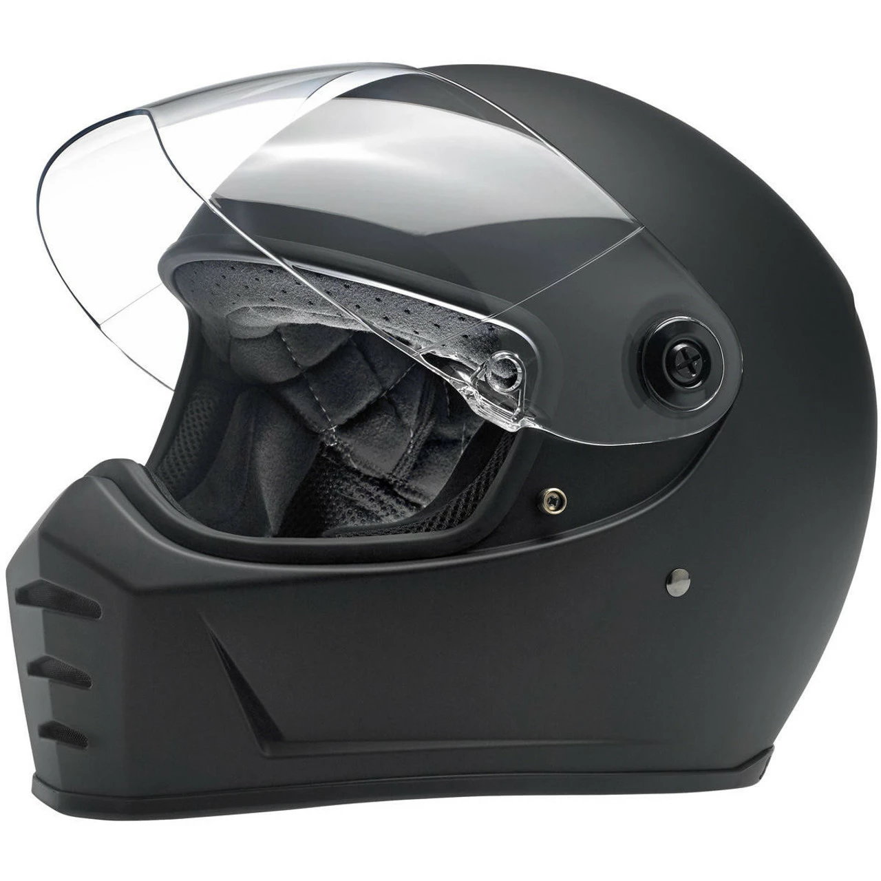 Biltwell Lane Splitter Flat Black Helmet 3 Biltwell Lane Splitter Flat Black Helmet