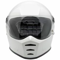 Biltwell Lane Splitter Gloss White Helmet -100 Percent Shop 67615 96619.1661286299