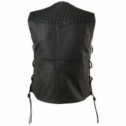 Z1R Women's Gaucha Leather Vest