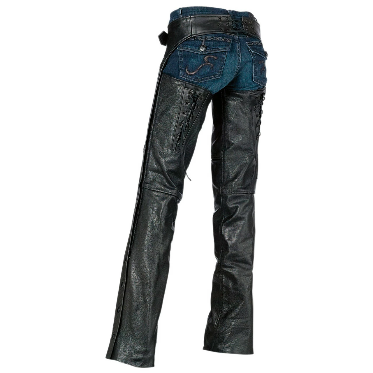 Z1R Women's Sabot Leather Chaps