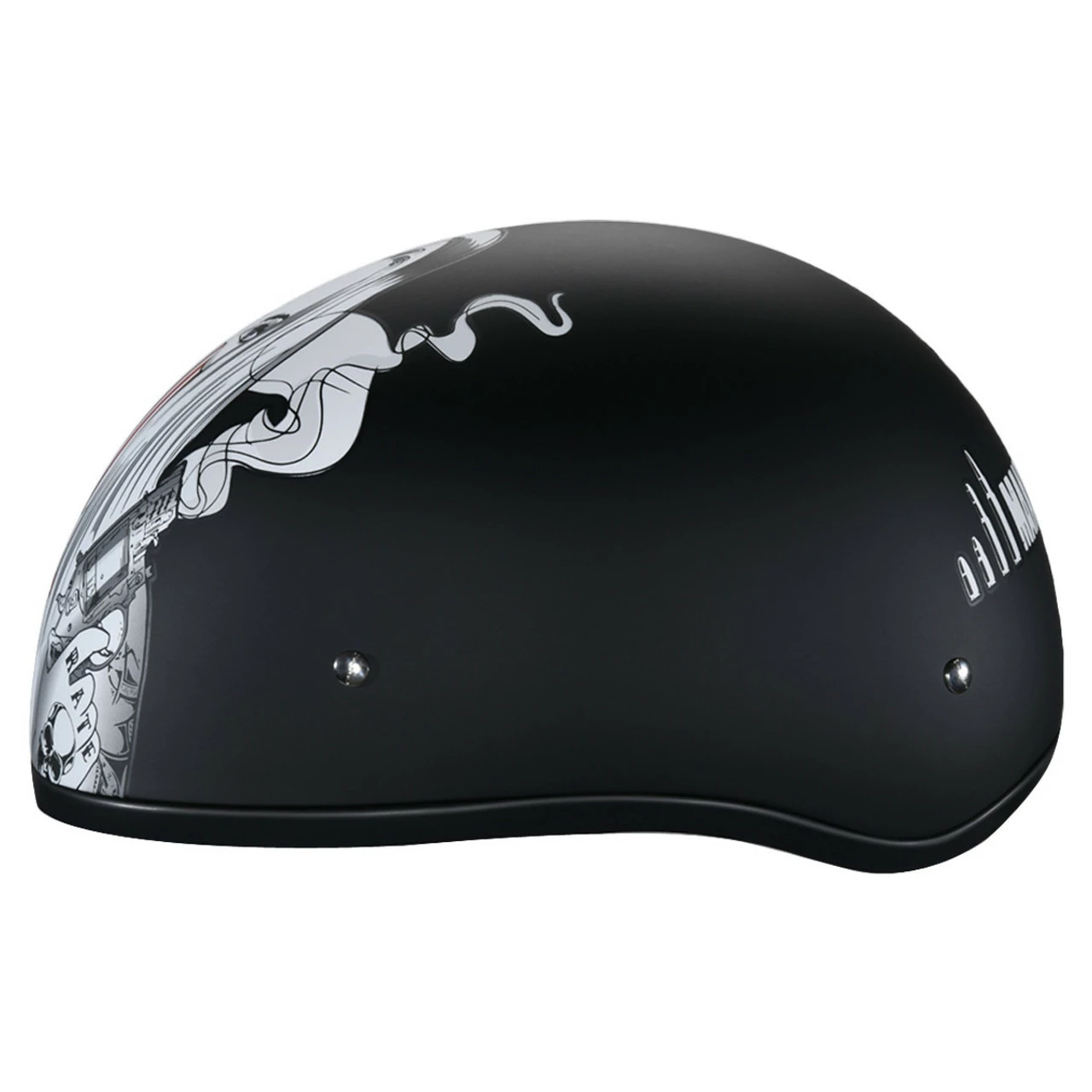 Daytona Skull Cap Make 'Em Pay Half Helmet 5 Daytona Skull Cap Make 'Em Pay Half Helmet - Image 3