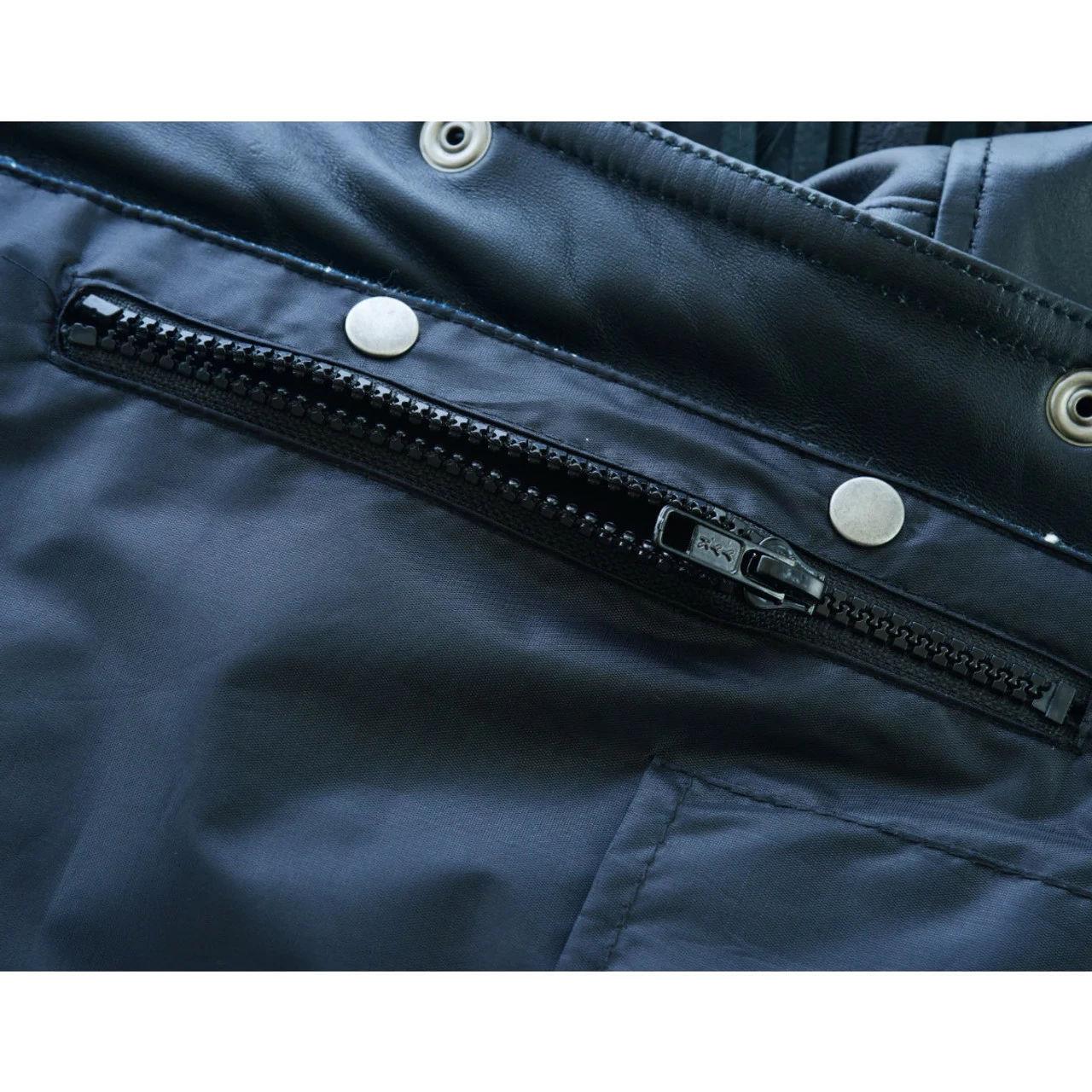 High Mileage HML1104 'Roxy' Ladies Premium Black Vest With Fringes And Rivets - Image 7