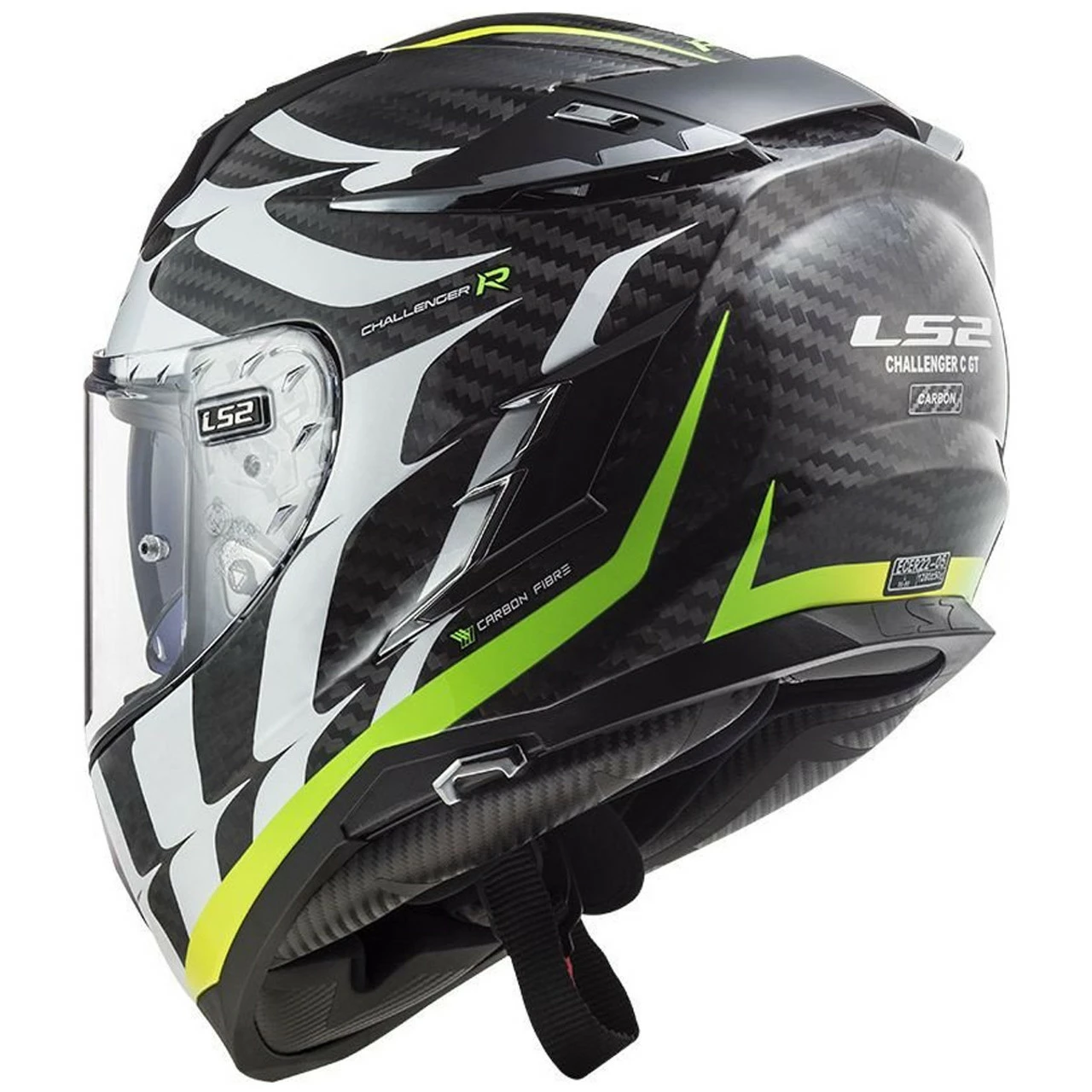 LS2 Challenger Carbon Flames Helmet - Image 8