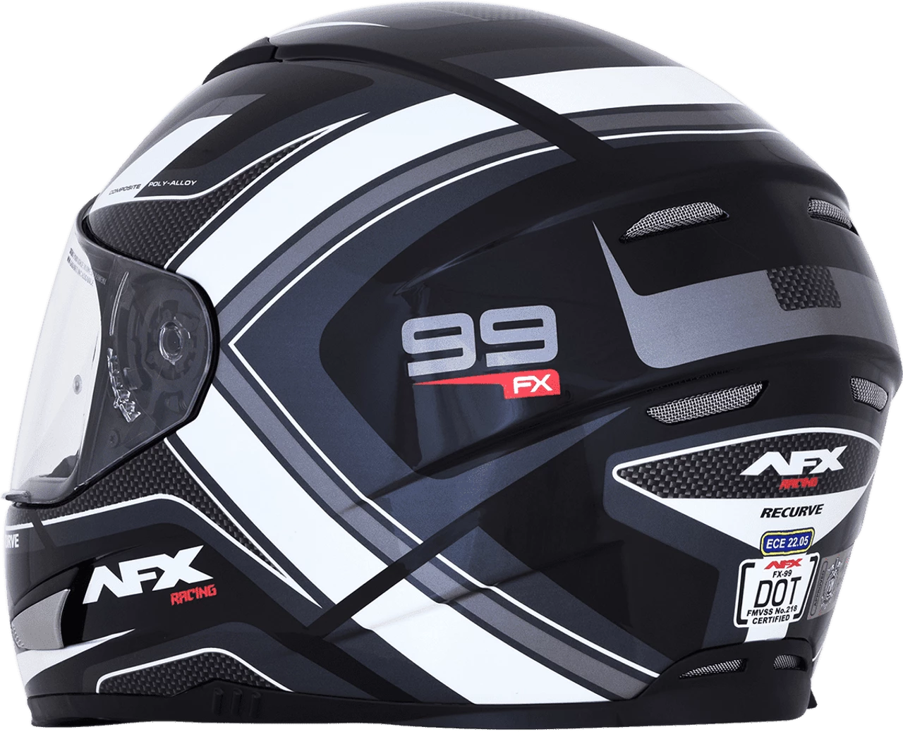 AFX FX-99 Recurve Motorcycle Helmet 22 AFX FX-99 Recurve Motorcycle Helmet - Image 20