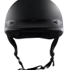 Detour Helmets D.O.T. Flat Black Half Helmet For Motorcycle Riders With Visor -100 Percent Shop 69192 35380.1661286362