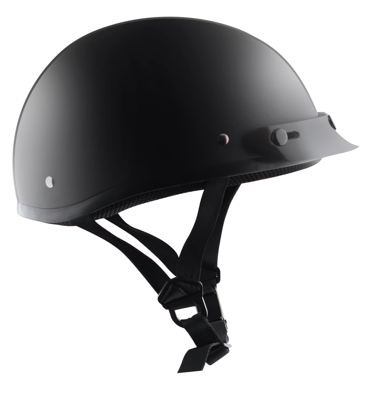 Detour Helmets D.O.T. Gloss Black Half Helmet For Motorcycle Riders With Visor 3 Detour Helmets D.O.T. Gloss Black Half Helmet For Motorcycle Riders With Visor