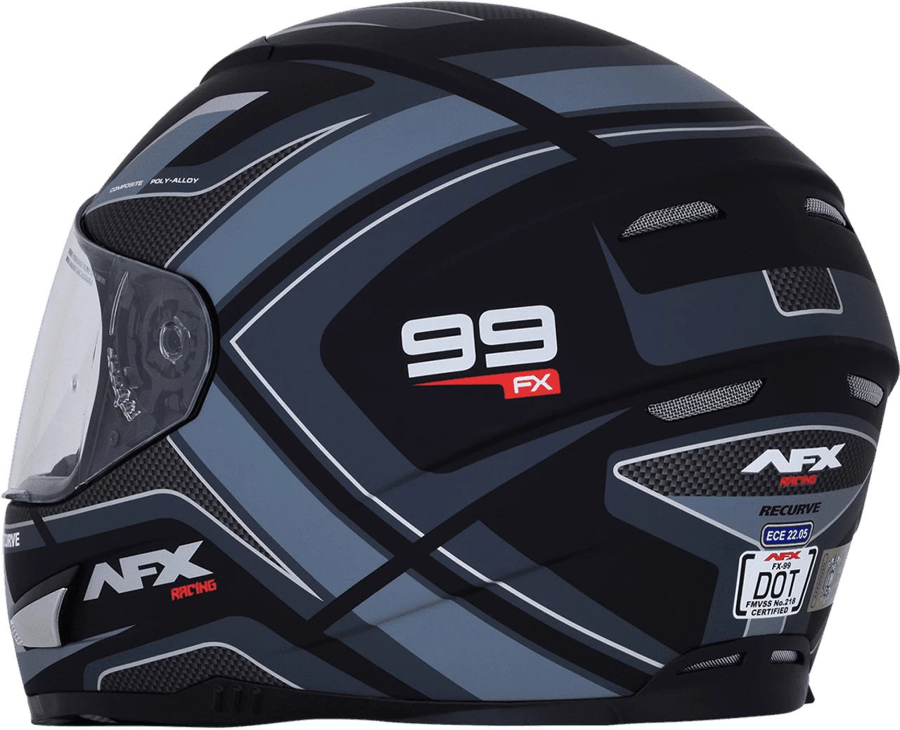 AFX FX-99 Recurve Motorcycle Helmet 28 AFX FX-99 Recurve Motorcycle Helmet - Image 26