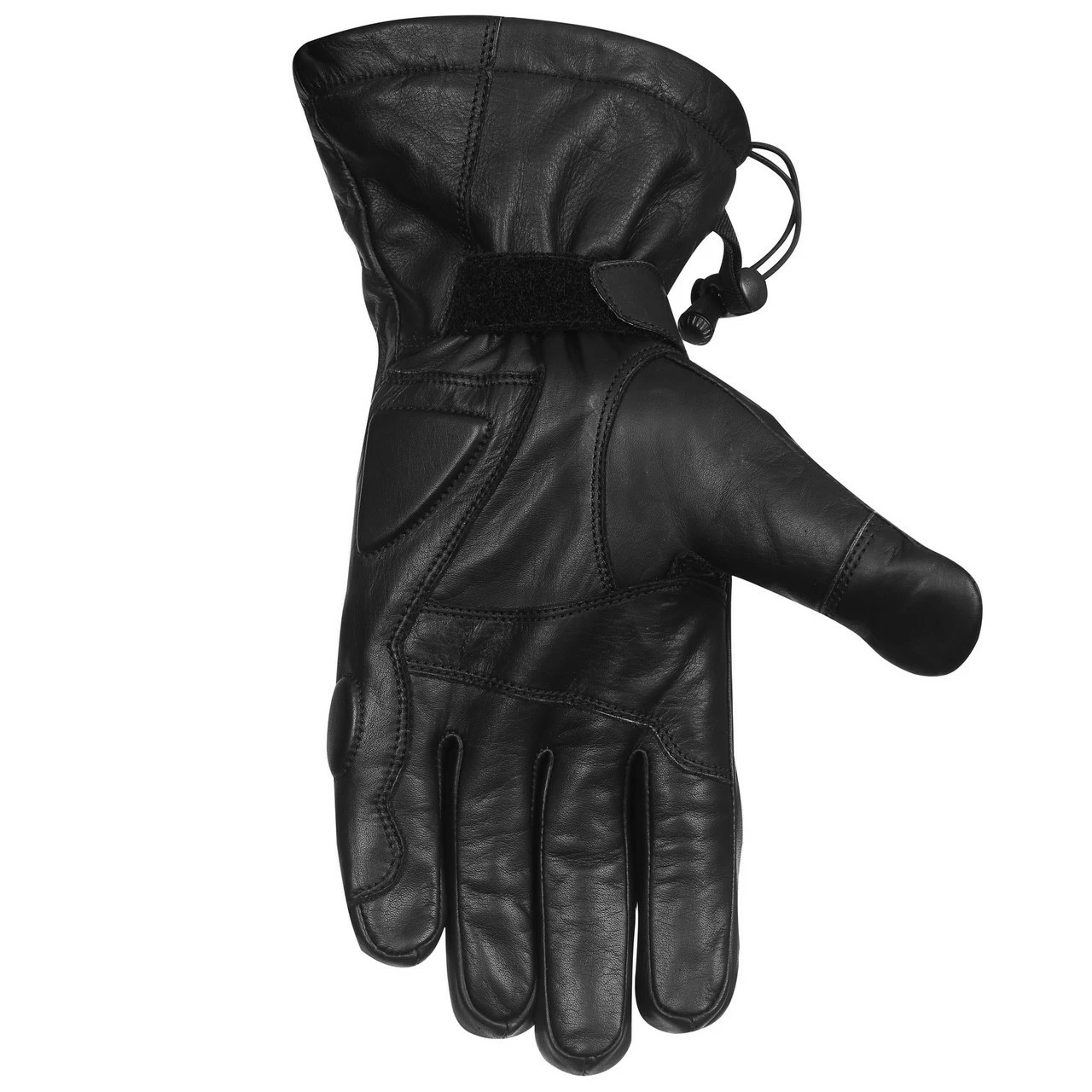 Vance Leathers 'Impulse' Waterproof Black Leather Motorcycle Gloves - Image 2