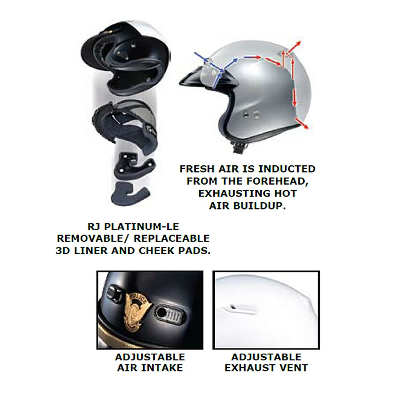 Shoei RJ Platinum-LE Helmet 3 Shoei RJ Platinum-LE Helmet