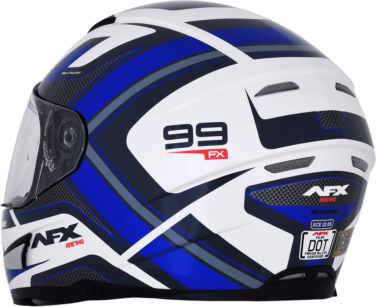AFX FX-99 Recurve Motorcycle Helmet 19 AFX FX-99 Recurve Motorcycle Helmet - Image 17